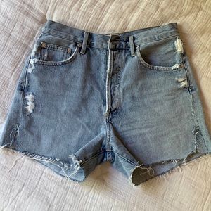 NWT Agolde High Rise Dee Shorts in Chimes